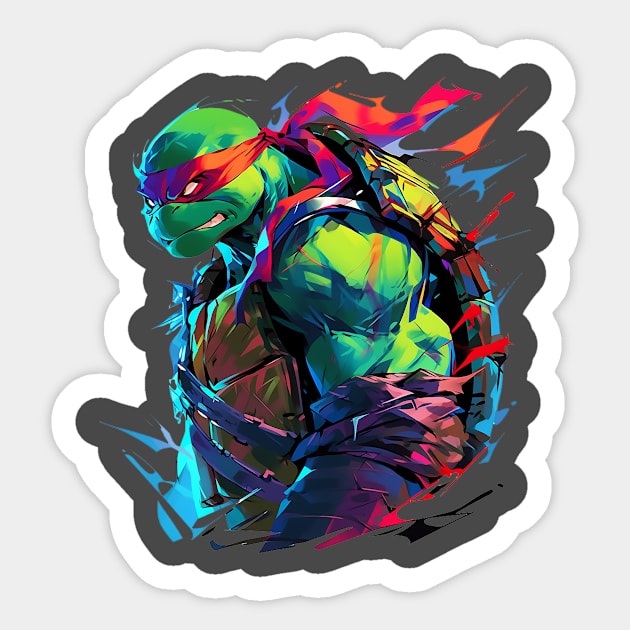 raphael Sticker by Ninja banana